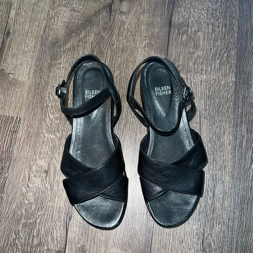 Women's Black Platform Sandals